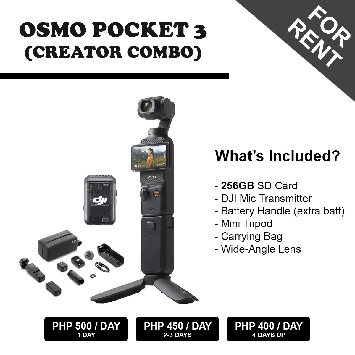 DJI Osmo Pocket 3 Creator Combo / Standard