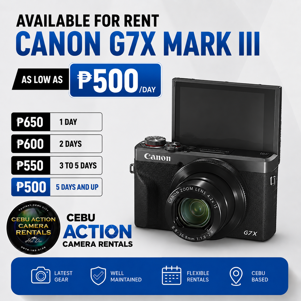 Canon PowerShot G7 X Mark III